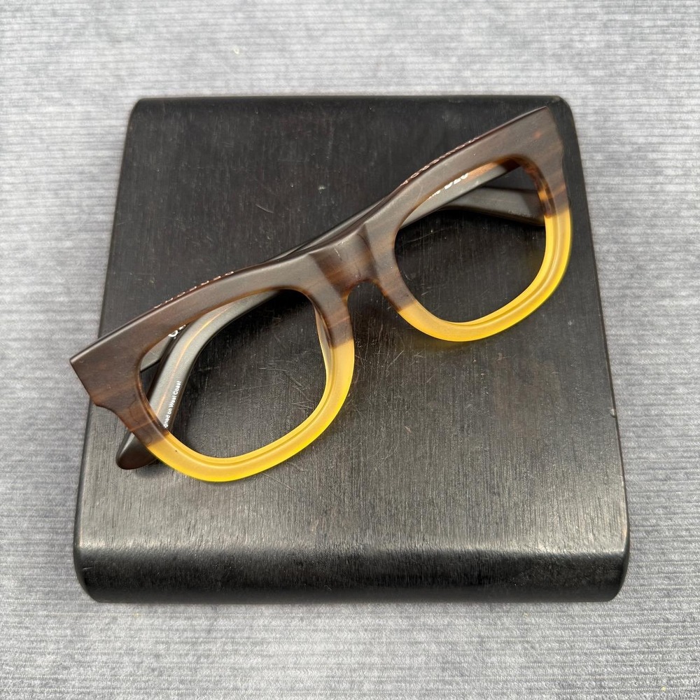 Caddis Eye Appliances The D28 Reading Glasses Frames Tortoise Honey 50-22-145 - Picture 10 of 14